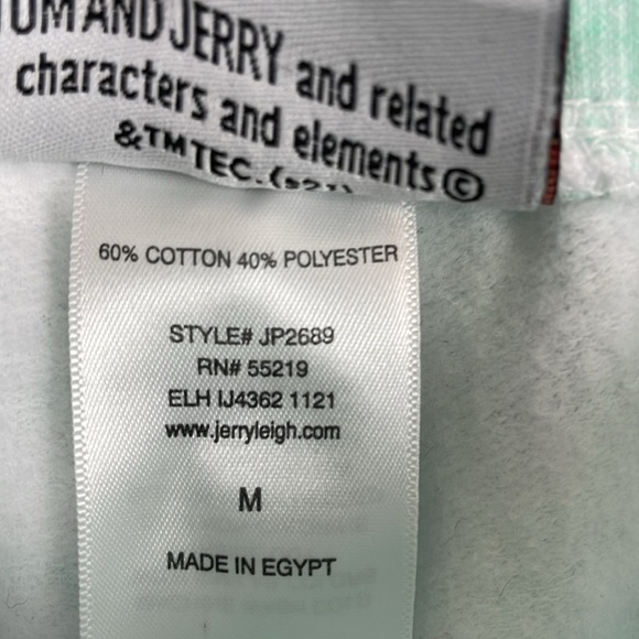 Tom And Jerry Girls M Sweatpants Jogger Drawstring Waist Pull-On Tie Dye Pants - Picture 7 of 8